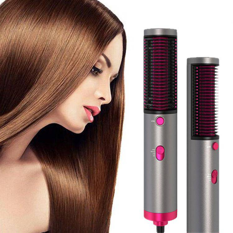 2 in 1 Multifunction Hot Air Brush Dryer and Straightener