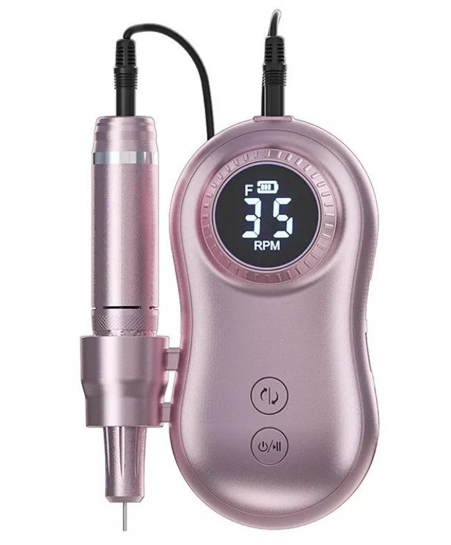 Portable Electric Nail Drill Mani/Pedi Machine - Pink